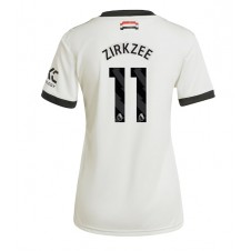 Manchester United Joshua Zirkzee #11 Tredje Tröja Dam 2024-25 Korta ärmar